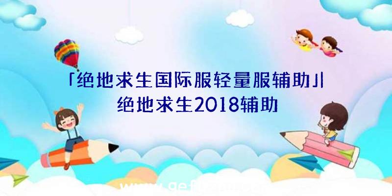 「绝地求生国际服轻量服辅助」|绝地求生2018辅助